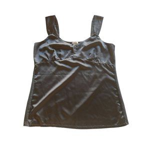 XL Ann Taylor black silky sleeveless top